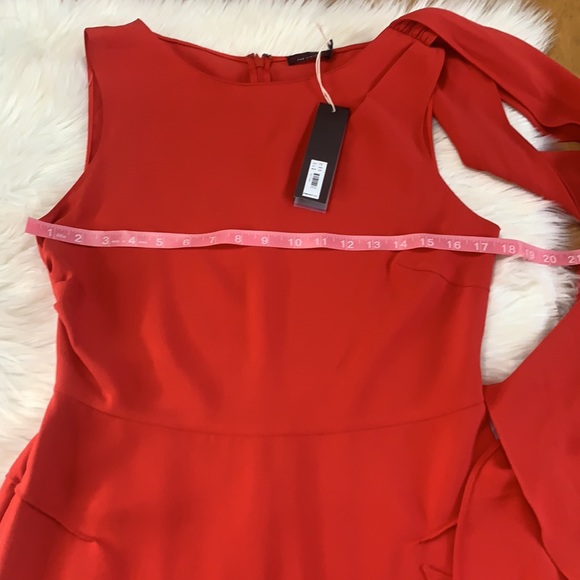 The Limited Sophie Theallet red dress with sash 10 - Picture 4 of 13
